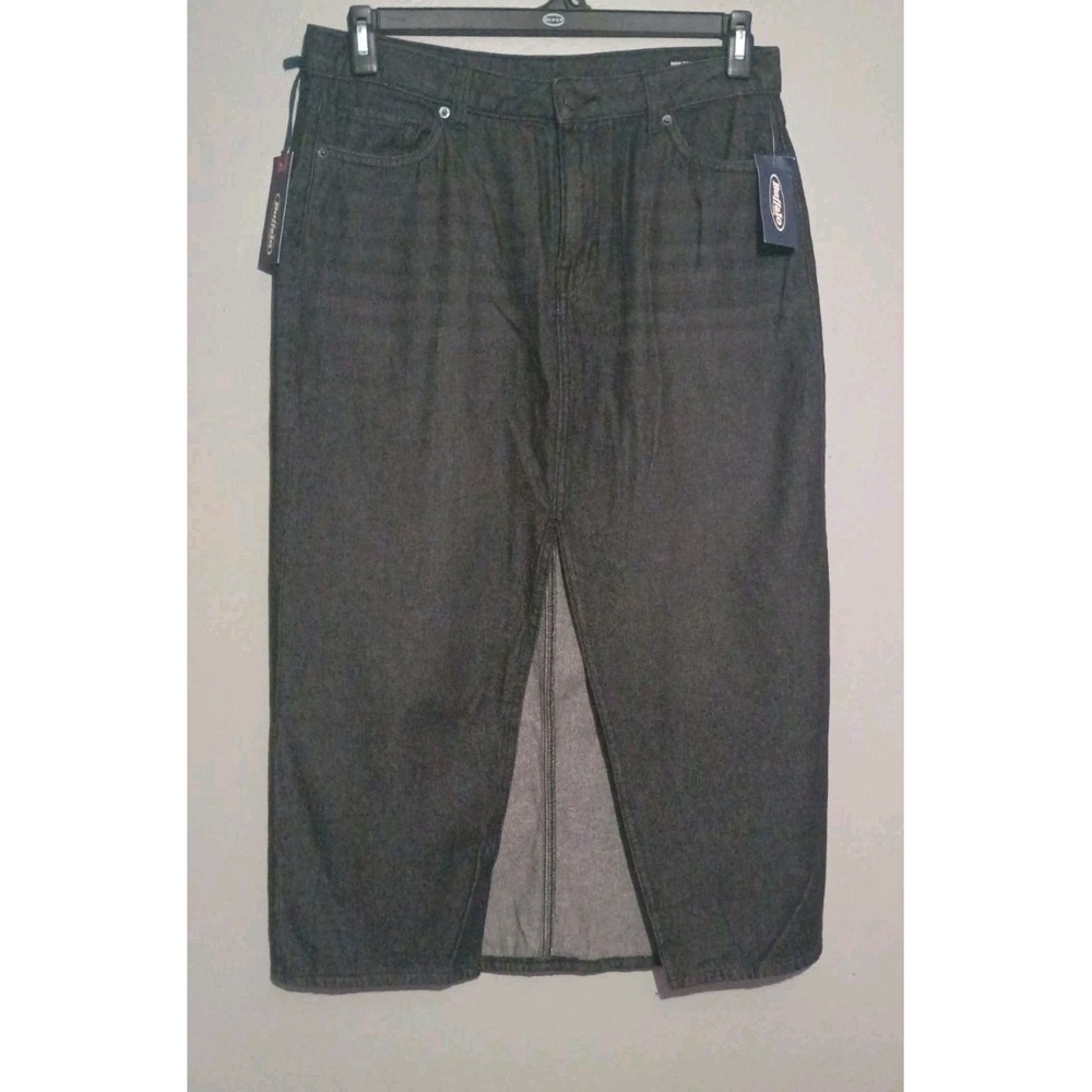 Women's Buffalo Jeans Samantha Worn Denim Midi Skirt‎ Size 30